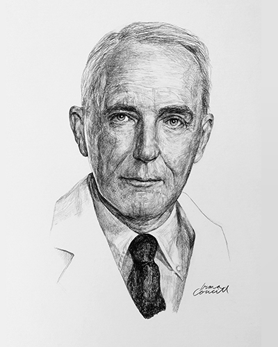 Sketch of Charles Huggins
